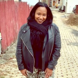 Boohoo Plus Quilted Faux Leather Jacket